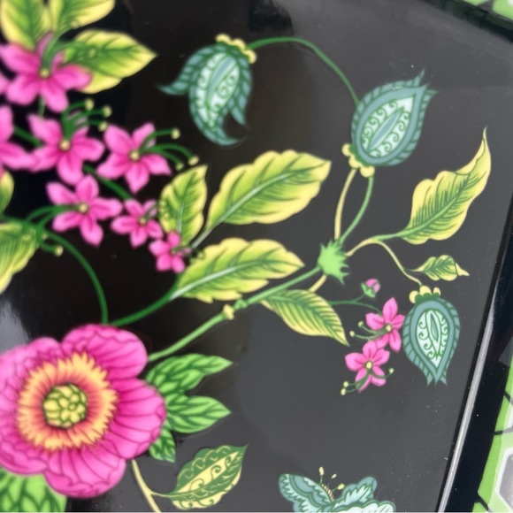 RARE-Beautiful Vera Bradley Home Sadek square ceramic dish - Picture 7 of 7